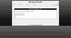 Desktop Screenshot of mylongrun.com